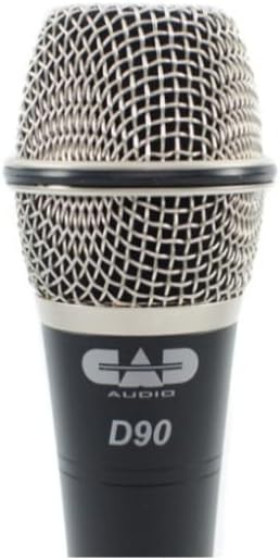 CAD Audio D90 Premium Supercardioid Dynamic Handheld Microphone Bundle with Boom Arm Stand and 25-Feet XLR Male to XLR Female Cable (3 Items)