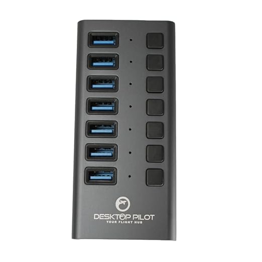 Desktop Pilot - 7-Port USB Hub for Flight Simulators