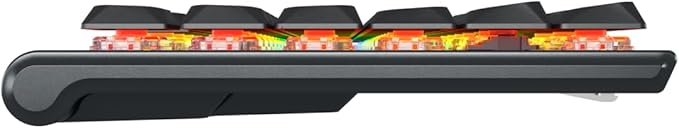 CHERRY XTRFY MX 10.1 Wireless | Cordless Low-Profile Gaming Keyboard | Rotary LCD Knob | RGB Lighting | Slim Aluminum