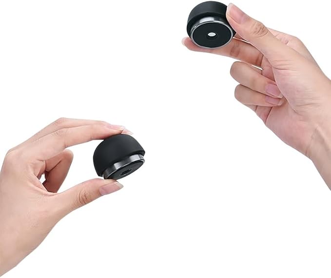 Laptop Stand Mushroom-shaped Laptop Stand Ergonomic Portable Magnetic Laptop Cooling Ball Pad ﻿(Black)