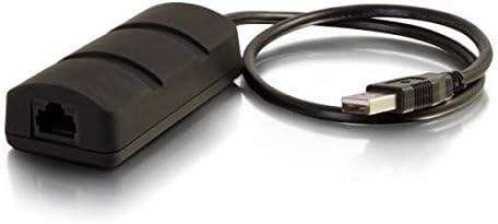 C2G USB Extender Dongle USB 1.1 over Cat5 SuperBooster Extender Black Cables to Go 29341