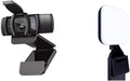 Logitech C920e HD 1080p Webcam + Litra Glow Premium LED Streaming Light - Zoom and Microsoft Teams Compatible Webcam with Adjustable Desktop Mounting