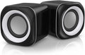 Computer Speakers for Desktop Computer Speaker Deep Bass Sound Loudspeaker USB Mini Audio Speakers for Laptop Notebook Desktop PC Multimedia Loudspeakers(B)