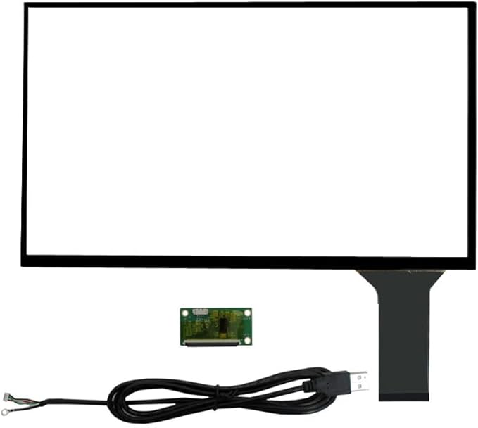 Generic 10.1/11.6/13.3/14/15.6 Inch Universal Computer Industrial Multi-touch Capacitive Digitizer Touch Screen Panel Glass With USB Driver Board Converter (12.1 inches)