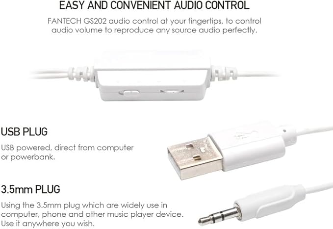 Computer Speaker 3.5MM Plug Stereo Surround Wired for Desktop PC Laptop TV Box Gamer