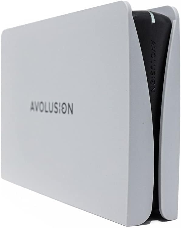 Avolusion PRO-5Y (White) 8TB USB 3.0 External Gaming Hard Drive for PS5 / PS4 Game Console (Renewed)