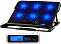 Laptop Cooling Pad Laptop Cooler with 6 Quiet Fans for 17 Inch Laptop Cooling Fan Stand Portable Ultra Slim USB Powered Gaming Laptop Cooling Pad