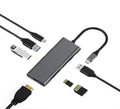 Docking Station-USB C to Dual HDMI Adapter-USB C Hub Dual HDMI Monitors for WindowsUSB C HDMI Adapter with 3 USB PortsUSB-C Data PortSD/Micro Card Reader Compatible with Windows Mac Android etc