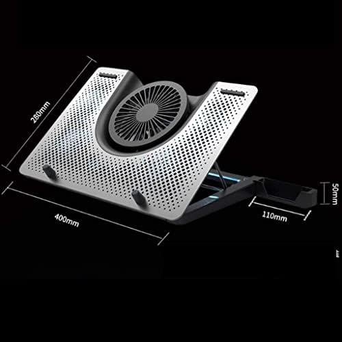 Laptop Cooling Pad Computer Cooling Pads for Laptops Support Up to 17.3 Inch Notebook Laptop Fan Stand with LED Light for Gaming Office Work from Home
