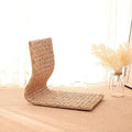 Tables Bay Window Stool Backrest Lazy Sofa Chair Floor Chair Bedroom Dormitory Bed with Legless Japanese Gaming Chair (Color : #2)