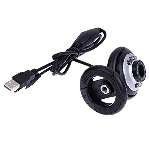 0.5 Mega Pixels 50M 6 LED USB Webcam Camera with Mic for PC Laptop Computer