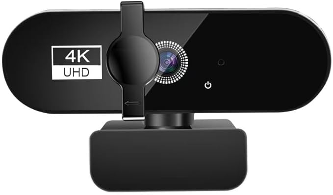 High-Definition 4K USB Webcam for Online Teaching Live Streaming and Remote Meetings – Plug-and-Play 1080P &amp 2K Support