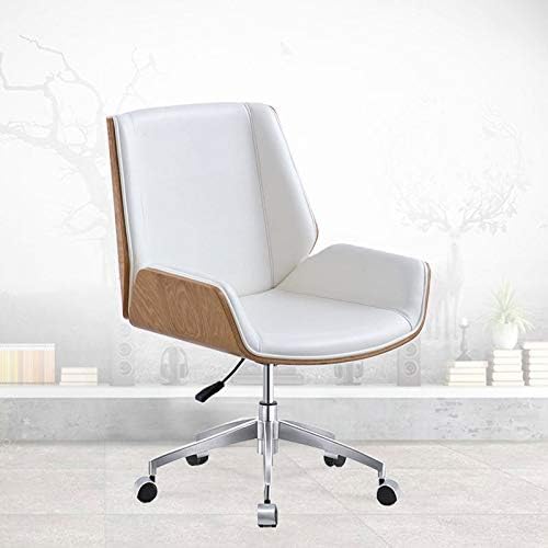 Office Chair Gaming Chair Computer Chair Adjustable Desk Executive Swivel Chair Home Office Furniutre Modern Computer Task Chair Bendwood Leather Armchair (Color : A)