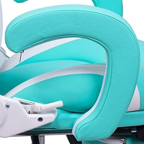 Gaming Chair Racing Style Ergonomic High-Back with Massage Lumbar Support Adjustable Swivel Office Desk Chair with Retractable Footrest 260-300lbs Capacity(Type R)