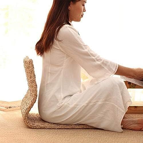 Tables Bay Window Stool Backrest Lazy Sofa Chair Floor Chair Bedroom Dormitory Bed with Legless Japanese Gaming Chair (Color : #1)