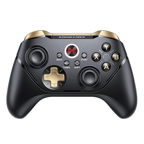 BEITONG Asura 2 Pro+ PC Gaming Controller - Hall Effect Joystick &amp Trigger Mechanical Buttons for PC/NS/Mobile/Steam with Back paddle/Turbo/6-Axis Motion Control (Macro-Black)