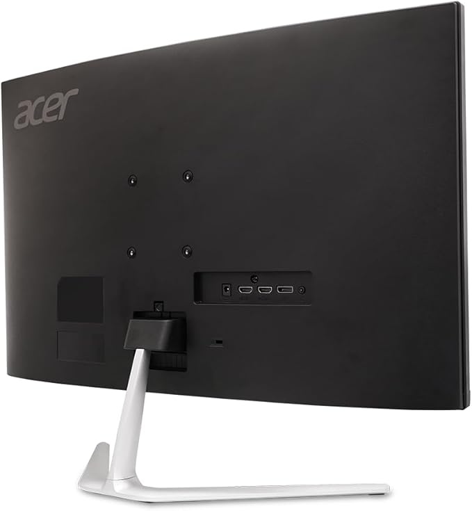 acer Nitro 27 WQHD 2560 x 1440 1500R Curved PC Gaming Monitor | AMD FreeSync Premium | 180Hz Refresh | 1ms VRB | VESA Mountable | HDR10 | 1 x Display Port 1.2 &amp 2 x HDMI 2.0 | EDA270U Pbmiipx