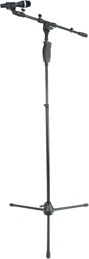 Audiosavings Bundle:(1) AKG D5S Dynamic Cardioid Pattern Vocal Microphone with On/Off Switch D5 S Mic Bundle with (1) Rockville RVMIC3 Tripod Microphone Stand with Hand Clutch &amp Boom (2 Items)