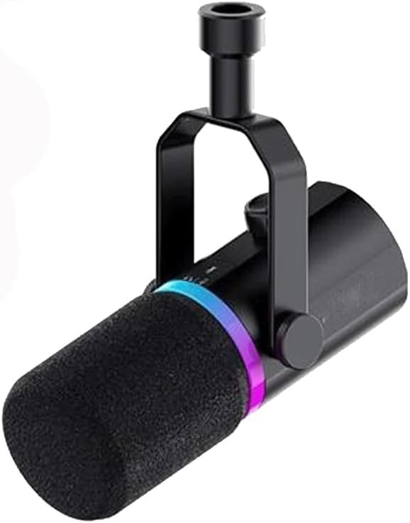 XLR/USB Podcasting Dynamic Microphone for Podcasting Recording Gaming Live Streaming (D As Shown) (D As Shown)