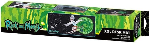 Rick &amp Morty XXL Mouse Pad 35 in x 15.7 in - Gift Rick and Morty Gaming Desk pad 90 mm x 40 mm - Official Licensed