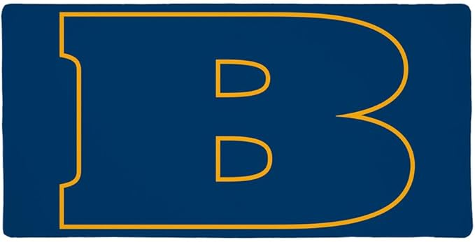 Beloit College Buccaneers Primary Logo Large Gaming Mouse Pad Desk Mat with Stitched Edges Non-Slip Base for Gamer Home and Office 31.5 x 15.7