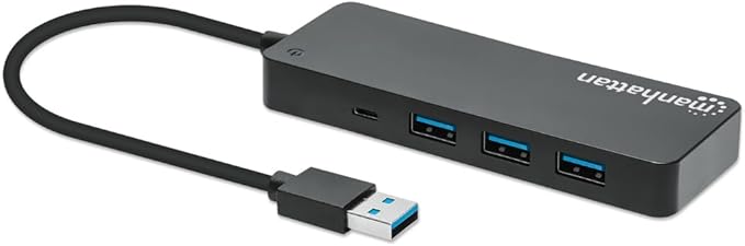 Manhattan 7-Port USB Hub A Male A Female 5Gbps Black
