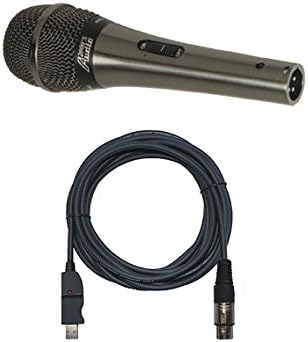 AUDIO 2000'S USB Computer Microphone APM175USB Plug &amp Play Recording Dynamic Microphone