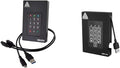 Apricorn 5TB &amp 2TB FIPS Encrypted USB Drives with PIN Access Bundle