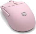 HP 400 Quiet Wireless Mouse Dual Bluetooth &amp 2.4GHz Soft Silicone Quiet Clicks Microsoft Wheel 24-Month Battery 6000 DPI Ambidextrous Eco-Friendly Design Multi-OS Pink