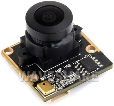 IMX335 5MP USB Camera (B) 2K Video Recording Better Sensitivity in Low-Light Condition USB2.0 Port 175° Wide Angle Wide Dynamic Range (IMX335 5MP USB Camera (B))