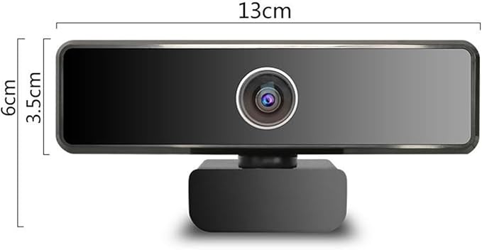 GIZNXBA Webcam with Microphone Noise Cancellation 2K/4K Autofocus USB Webcam with Auto Light Correction Clear Stereo Audio Plug and Play for Laptop Desktop PC Streaming(2K)