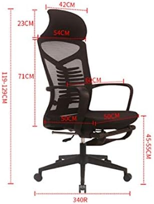 Office Chair Gaming Chair Computer Chair Computer Chair Home Office Swivel Chair Backrest Massage Chair Mesh High Backrest Flat Recliner (Color : Style 1)