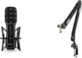 Rode XDM-100 USB Dynamic Microphone &amp PSA1+ Desk-Mounted Broadcast Microphone Boom Arm
