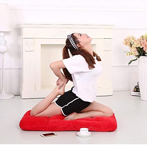 BTZHY Floor Chair Floor Chair Folding Lazy Sofa Bed 5 Levels Adjustable Floor Gaming Chair with Armrests Lazy Sofa Cushions Removable and Washable Meditation Chair for Bay Window (Color : Yellow)
