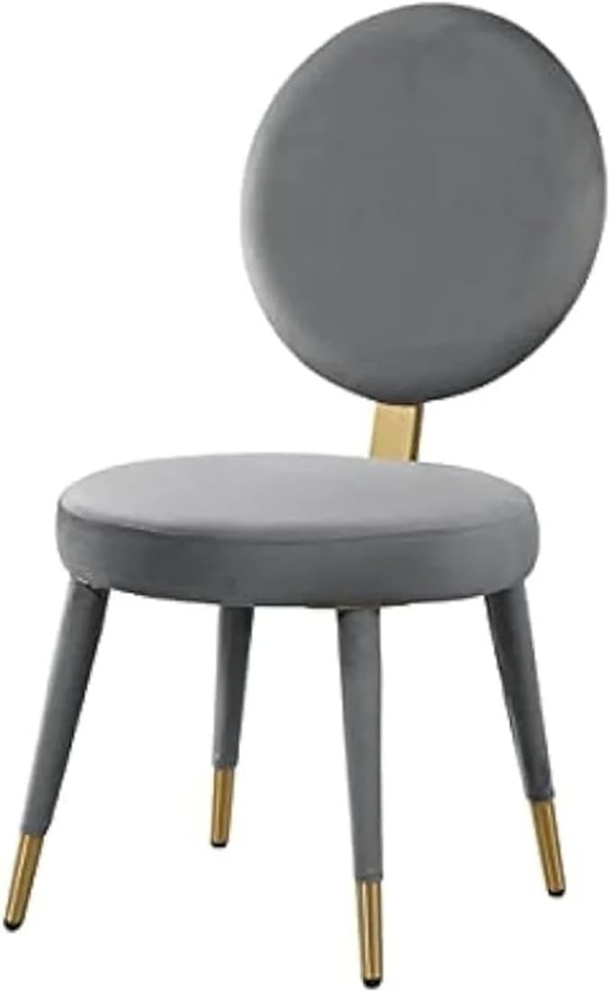 Adjustable Office Computer Chair with Armrest 1pcs Velvety Soft and Comfortable Upholstered Dining Chairs with Backrest