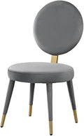 Adjustable Office Computer Chair with Armrest 1pcs Velvety Soft and Comfortable Upholstered Dining Chairs with Backrest