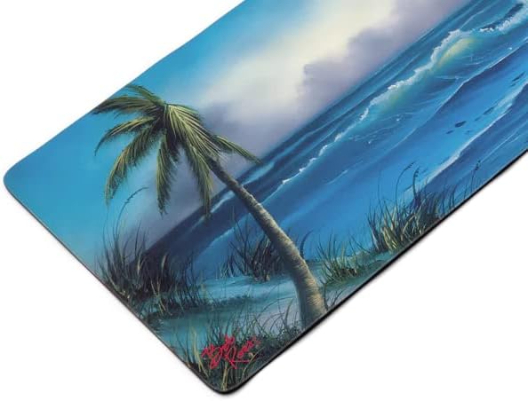Bob Ross Desk Mat for Desktop Large Ergonomic Mouse Pad Gaming Mouse Pad Non-slip Deskmat Mouse Pad For Computer Wireless Mouse Keyboard Mouse pad for desk Large Mousepad- Storm on The Horizon