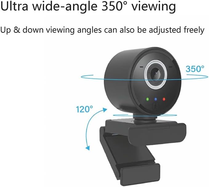Smart Camera with Remote Control 1080P for PC Computer Laptop Video Webcam with Microphone