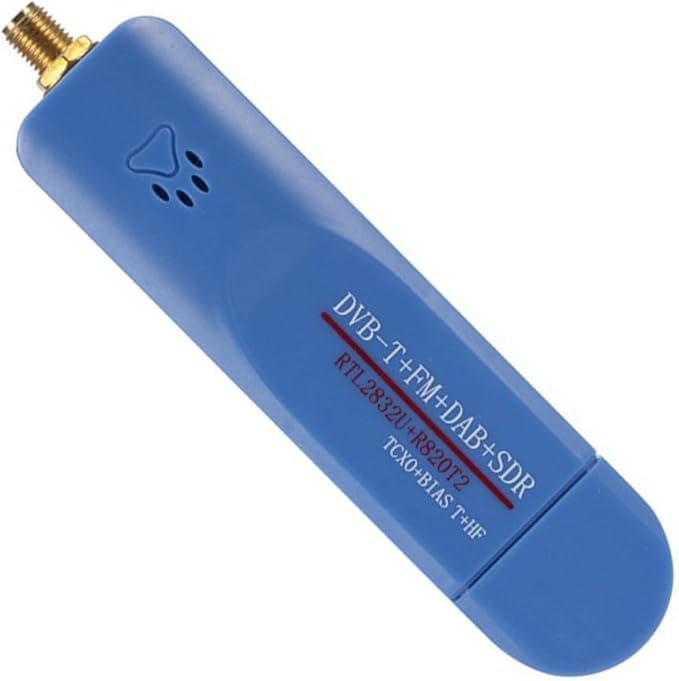 USB 2.0 Software Defined Radio Tuner Receiver 500KHz-1.7GHz RTL2832U R860 TCXO With SM-A Antenna For DVB-T DAB FM ADS-B Aviation Band(Only the host)