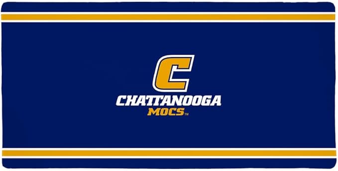 Chattanooga Mocs Primary Logo Stripes Large Gaming Mouse Pad Desk Mat with Stitched Edges Non-Slip Base for Gamer Home and Office 31.5 x 15.7