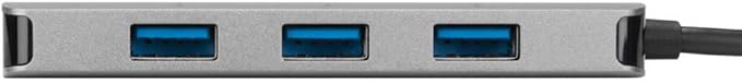 Targus USB-C to 4-Port USB-A Hub – Expand Your Connections with High-Speed Data Transfer and Universal Compatibility Laptop USB Splitter and Adapter (ACH226BT)