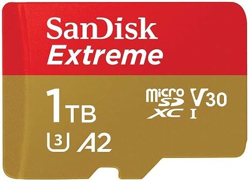 SanDisk 1TB Micro Extreme Memory Card for Samsung Phone Works with Galaxy S20 S20+ S20 Ultra S20 FE 5G (SDSQXA1-1T00-GN6MN) Bundle with (1) Everything But Stromboli 3.0 SDXC &amp MicroSD Card Read