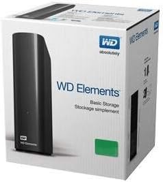 Wd Elements Black 4tb EU-Plug USB 3.0/2.0 3.5in
