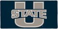 Utah State University Primary Logo Large Gaming Mouse Pad Desk Mat with Stitched Edges Non-Slip Base for Gamer Home and Office 31.5 x 15.7
