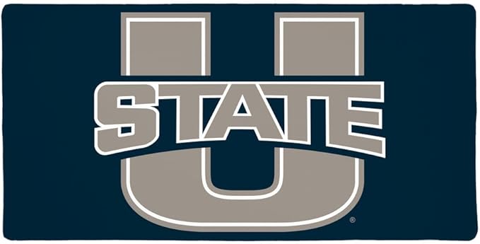 Utah State University Primary Logo Large Gaming Mouse Pad Desk Mat with Stitched Edges Non-Slip Base for Gamer Home and Office 31.5 x 15.7