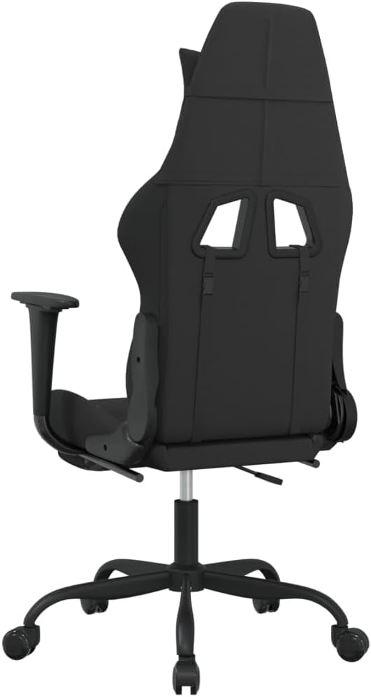 Massage Office Gaming Chair with Footrest Fabric Massage Office Chair Ergonomic Desk Chair Rolling Swivel Adjustable PC Computer Chair for Women Adults Girls(Black&ampCamouflage) -AA