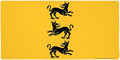 Game of Thrones Clegane Sigil Large Gaming Mouse Pad Desk Mat with Stitched Edges Non-Slip Base for Gamer Home and Office 31.5 x 15.7