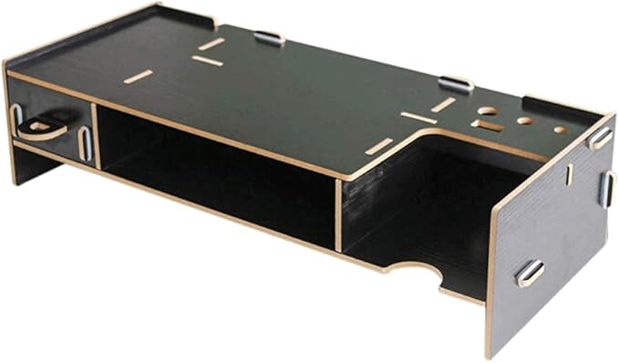Computer Stand Display Heightening Base Simple Desktop Computer Monitor Laptop Heightening Base Bracket Office Storage Rack Laptop Stand(D)