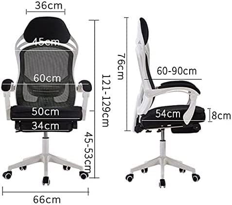 Gaming chair  Office Chair Gaming Chair Desk Chair Gaming Mesh Chair Executive Recliner Chair Swivel High Back Computer Desk Chair Adjustable Lumbar Support Computer Chair Home Office Desk Chairs ( C