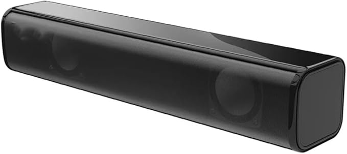 Desktop Wired Speaker Heavy Bass Powered Stereo Soundbar Audio Jack Subwoofer for Home Office Computer